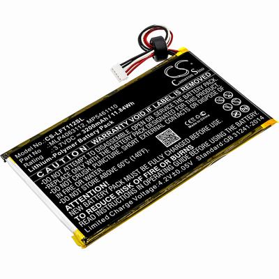 LeapFrog LeapPad 31565 Tablet Battery 3.7V 3200mAh Li-Poly LFT112SL