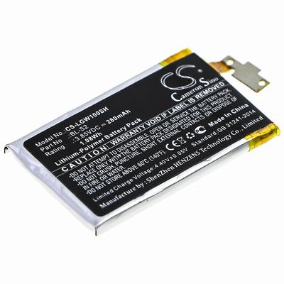 LG W100 Smartwatch Battery 3.85V 280mAh Li-Poly LGW100SH