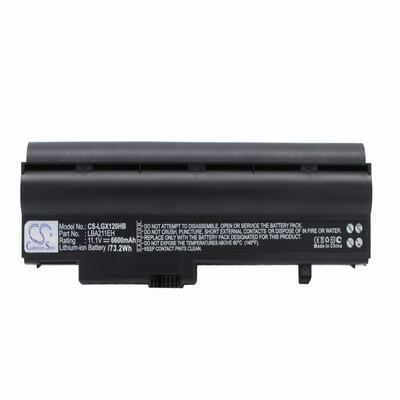 LG X120 Laptop Notebook Battery 11.1V 6600mAh Li-Ion LGX120HB