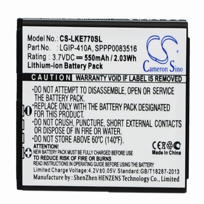 LG 278A Mobile Phone Battery 3.7V 550mAh Li-ion LKE770SL