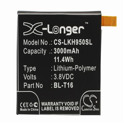 LG G Flex 2 Mobile Phone Battery 3.8V 3000mAh Li-Polymer LKH950SL