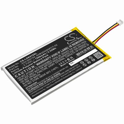 Logitech G913 KeyboardMouse Battery 3.7V 1500mAh Li-Poly LOK076SL