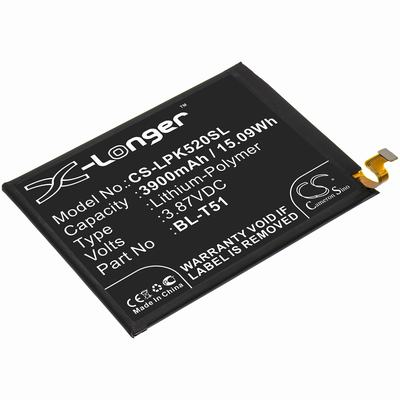 LG K420 Mobile SmartPhone Battery 3.87V 3900mAh Li-Poly LPK520SL