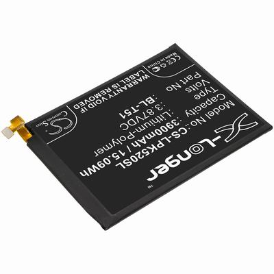 LG K420 Mobile SmartPhone Battery 3.87V 3900mAh Li-Poly LPK520SL