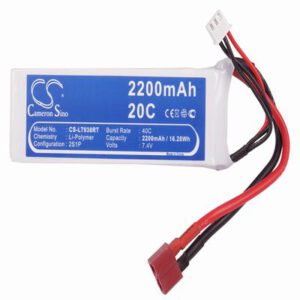 RC CS-LT938RT Remote Control Battery 7.4V 2200mAh Li-Poly LT938RT