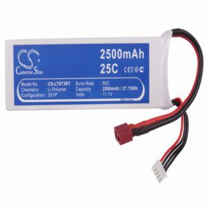 RC CS-LT973RT Remote Control Battery 11.1V 2500mAh Li-Poly LT973RT