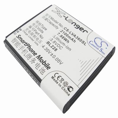 Lenovo A360T Mobile Phone Battery 3.8V 2100mAh Li-ion LVA360SL