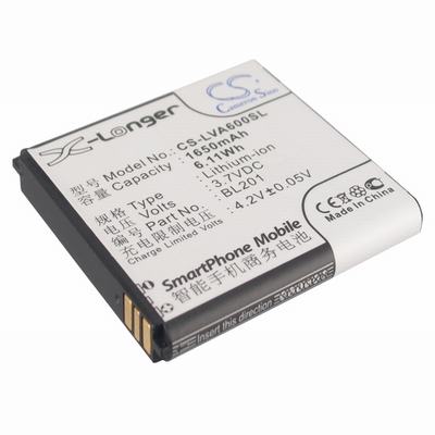 Lenovo A60+Mobile Phone Battery 3.7V 1650mAh Li-Ion LVA600SL