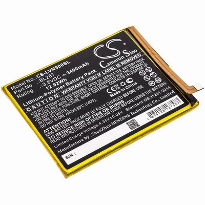 Lenovo K9 Note Mobile SmartPhone Battery 3.8V 3400mAh Li-Poly LVN900SL