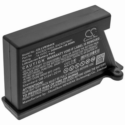 LG HomBot R66803VMNP Vacuum Battery 14.4V 3400mAh Li-ion LVR594VX