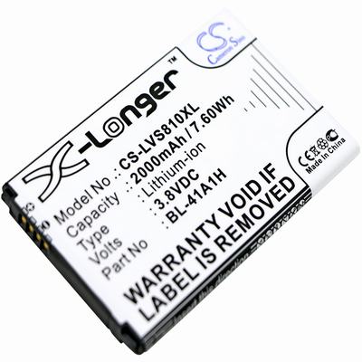 LG CZ2112LWR Mobile SmartPhone Battery 3.8V 2000mAh Li-ion LVS810XL