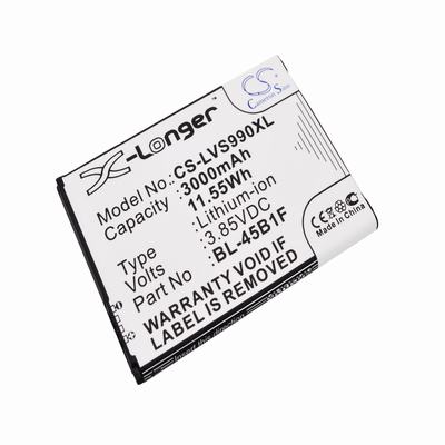 LG F600 Mobile Phone Battery 3.85V 3000mAh Li-ion LVS990XL