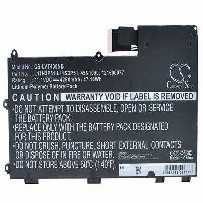 Lenovo 33511F9 Notebook Laptop Battery 11.1V 4250mAh Li-Poly LVT430NB