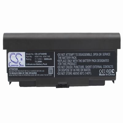 Lenovo 20AT0019CD Notebook Laptop Battery 11.1V 6600mAh Li-ion LVT440HB