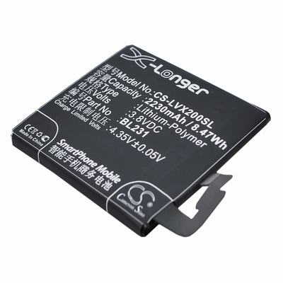 Lenovo S90e Mobile Phone Battery 3.8V 2230mAh Li-Polymer LVX200SL