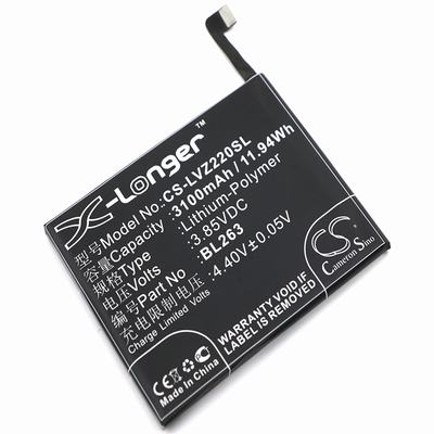 Lenovo K80M Mobile SmartPhone Battery 3.85V 3100mAh Li-Poly LVZ220SL