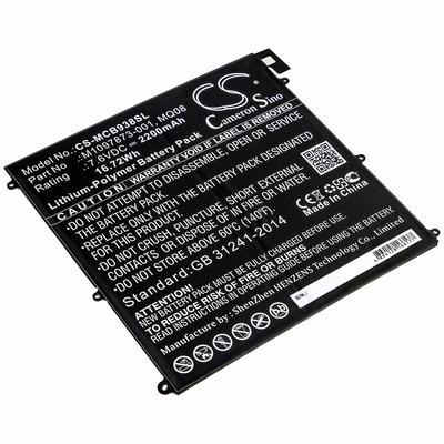 Microsoft Surface Book 1938 Tablet Battery 7.6V 2200mAh Li-Poly MCB938SL