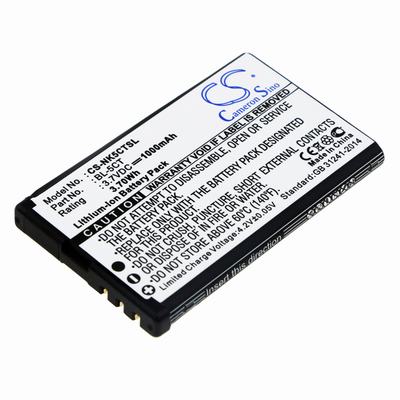 Nokia 5220 Mobile Phone Battery 3.7V 1000mAh Li-ion NK5CTSL