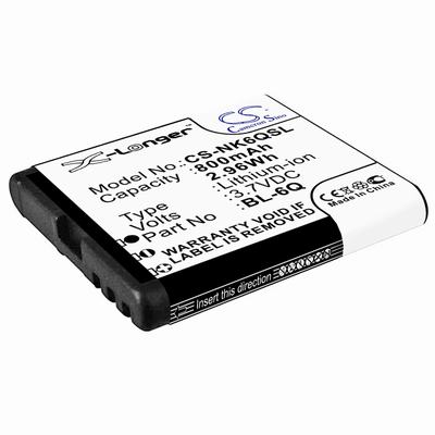 Nokia 6700 Classic Mobile Phone Battery 3.7V 800mAh Li-ion NK6QSL