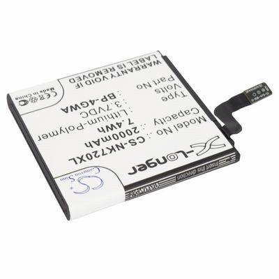 Nokia Lumia 625 Mobile Phone Battery 3.7V 2000mAh Li-Polymer NK720XL