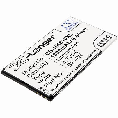 Nokia Lumia 810 Mobile SmartPhone Battery 3.7V 1800mAh Li-ion NK810XL