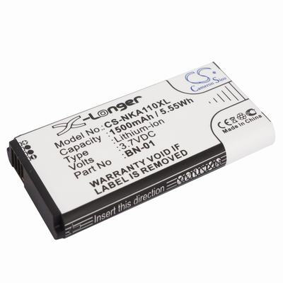 Nokia A110 Mobile Phone Battery 3.7V 1500mAh Li-ion NKA110XL