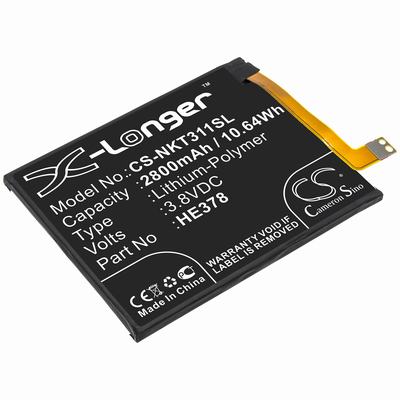 Nokia 3.1A Mobile SmartPhone Battery 3.8V 2800mAh Li-Poly NKT311SL