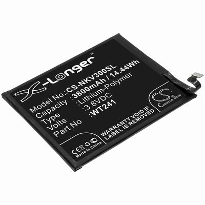 Nokia 3 V Mobile SmartPhone Battery 3.8V 3800mAh Li-Poly NKV300SL