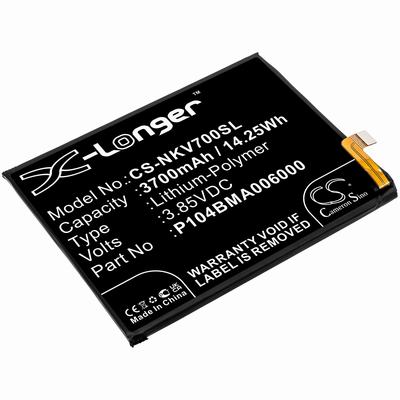 Nokia TA-1322 Mobile SmartPhone Battery 3.85V 3700mAh Li-Poly NKV700SL