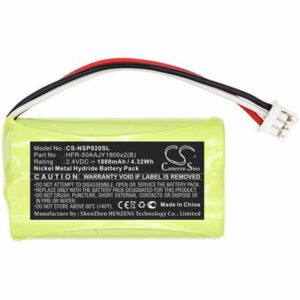 Nvidia P2920 Game Console Battery 2.4V 1800mAh Ni-MH NSP920SL