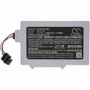 Nintendo Wii U GamePad WUP-001 Game Console Battery 3.7V 3200mAh Li-ion NTP015SL