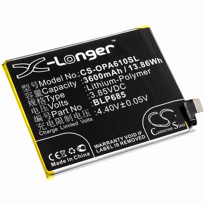 OnePlus 6T Mobile SmartPhone Battery 3.85V 3600mAh Li-Poly OPA610SL