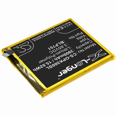 OPPO K5 Mobile SmartPhone Battery 3.85V 3900mAh Li-Poly OPK500SL