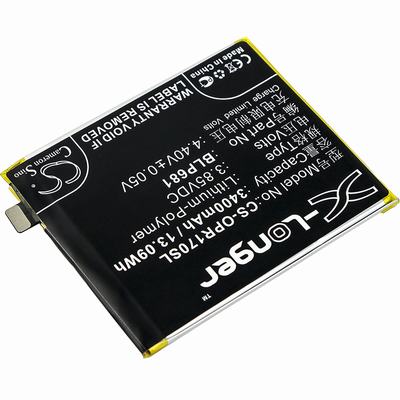 OPPO PAGT00 Mobile SmartPhone Battery 3.85V 3400mAh Li-Poly OPR170SL