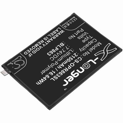 OPPO CPH2235 Mobile SmartPhone Battery 7.74V 2150mAh Li-Poly OPR863SL