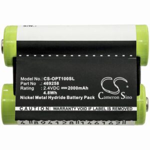 Optelec Compact Plus Electronic Magnifier Battery 2.4V 2000mAh Ni-MH OPT100SL