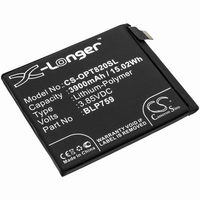 Oneplus 8 Pro Mobile SmartPhone Battery 3.85V 3900mAh Li-Poly OPT820SL