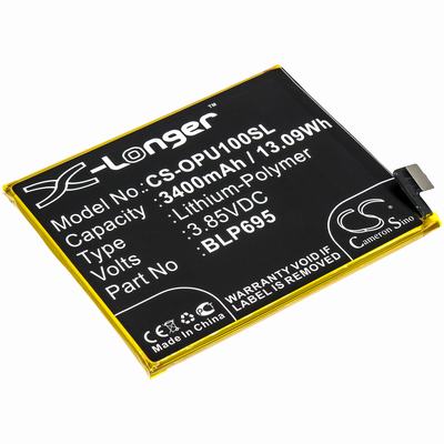 OPPO R1833 Mobile SmartPhone Battery 3.85V 3400mAh Li-Poly OPU100SL