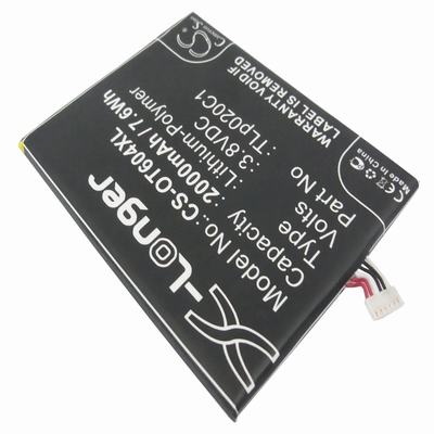 Alcatel One Touch Idol X Mobile Phone Battery 3.8V 2000mAh Li-Polymer OT604XL