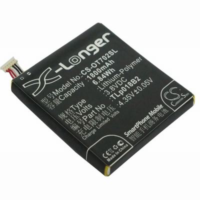 Alcatel OT-7024 Mobile Phone Battery 3.8V 1800mAh Li-Polymer OT702SL