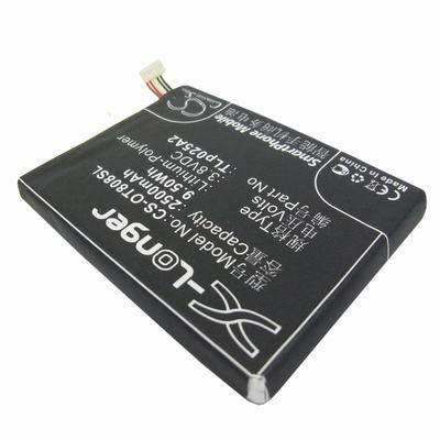 Alcatel OT-8008D Mobile Phone Battery 3.8V 2500mAh Li-Polymer OT808SL