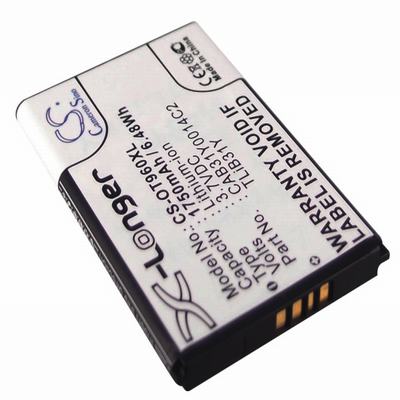 Alcatel OT-960 Pocket PC & PDA Battery 3.7V 1750mAh Li-Ion OT960XL