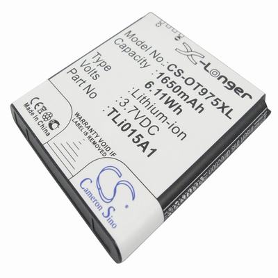 Alcatel Vodafone Smart III Mobile Phone Battery 3.7V 1650mAh Li-ion OT975XL