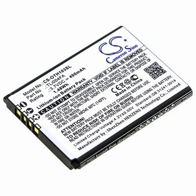Alcatel OneTouch 1013X Mobile SmartPhone Battery 3.7V 400mAh Li-ion OTH103SL
