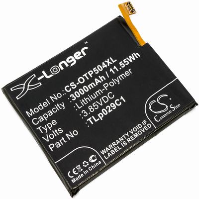 Greatcall Jitterbug Smart 2 Mobile SmartPhone Battery 3.85V 3000mAh Li-Poly OTP504XL