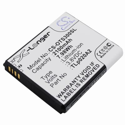 Alcatel 5065W-2DALUS2 Mobile Phone Battery 3.8V 2100mAh Li-ion OTS300SL