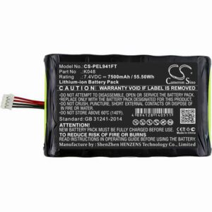 Pelican 9410 Flashlight Battery 7.4V 7500mAh Li-ion PEL941FT