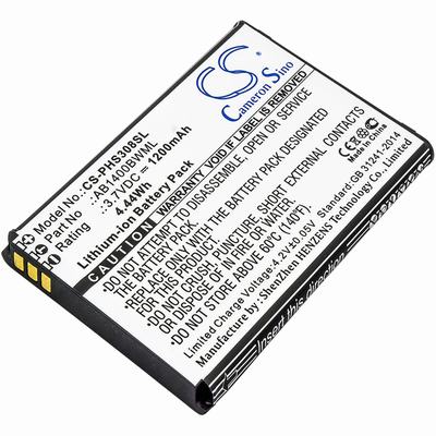 Philips CTS308 Mobile SmartPhone Battery 3.7V 1200mAh Li-ion PHS308SL