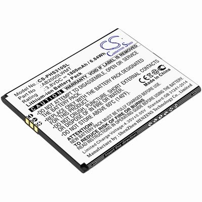 Philips Xenium CTS310X Mobile SmartPhone Battery 3.8V 1800mAh Li-ion PHS310SL