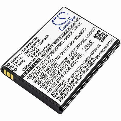 Philips CTS388 Mobile SmartPhone Battery 3.7V 1500mAh Li-ion PHS388SL